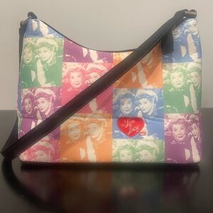 I Love Lucy Colorful Pop Art Shoulder Bag